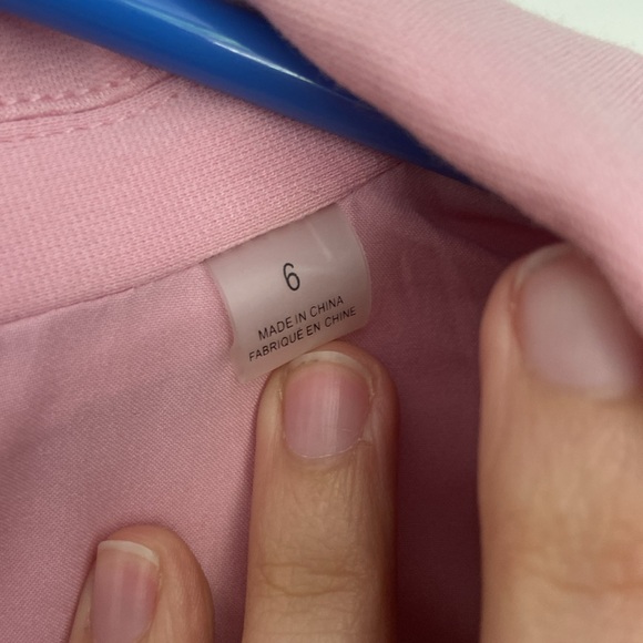 T TAHARI pink blazer size 6 - Picture 3 of 4